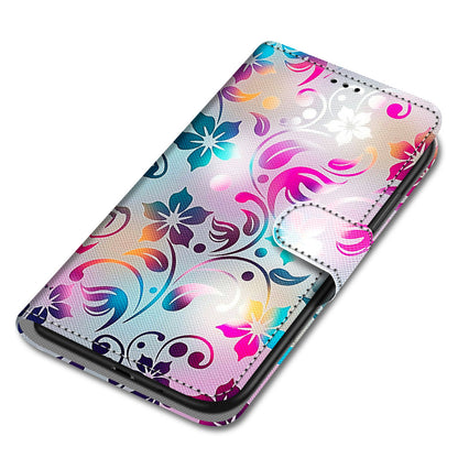 Pattern Printing PU Leather Stand Wallet Case Phone Cover for iPhone 13 6.1 inch