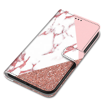 Pattern Printing PU Leather Stand Wallet Case Phone Cover for iPhone 13 6.1 inch