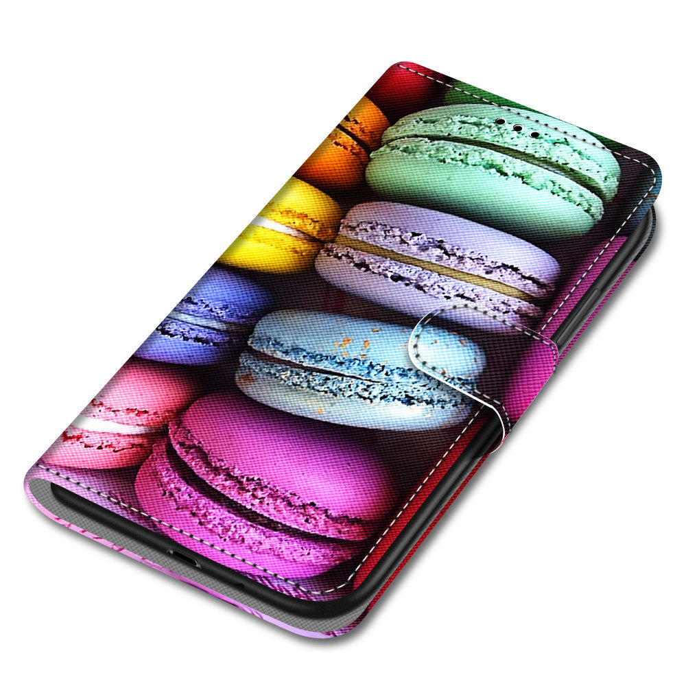 Pattern Printing PU Leather Stand Wallet Case Phone Cover for iPhone 13 6.1 inch