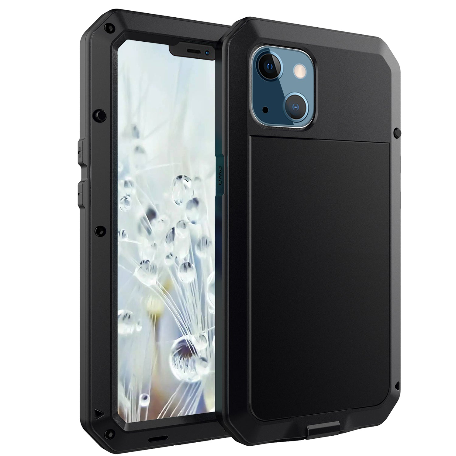 Tank Series 360 Degree Full-body Protection Heavy Duty Sturdy Hybrid Case with Built-in Tempered Glass Film Designed for iPhone 13 6.1 inch