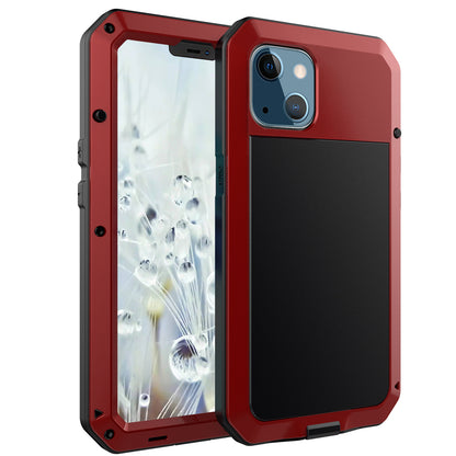 Tank Series 360 Degree Full-body Protection Heavy Duty Sturdy Hybrid Case with Built-in Tempered Glass Film Designed for iPhone 13 6.1 inch