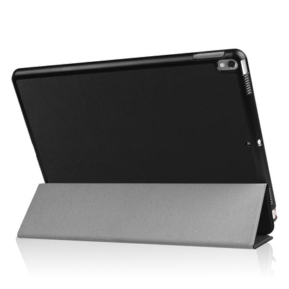 For iPad Pro 10.5 inch (2017)/Air 10.5 inch (2019) Slim Shockproof Case Tri-fold Stand PU Leather Tablet Cover Protector