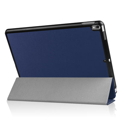 For iPad Pro 10.5 inch (2017)/Air 10.5 inch (2019) Slim Shockproof Case Tri-fold Stand PU Leather Tablet Cover Protector