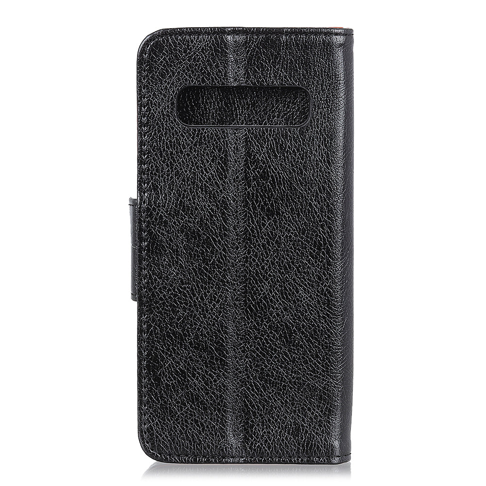 [Nappa Texture] Split Leather Wallet Case for Samsung Galaxy S10e