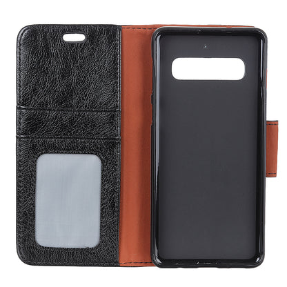 [Nappa Texture] Split Leather Wallet Case for Samsung Galaxy S10e