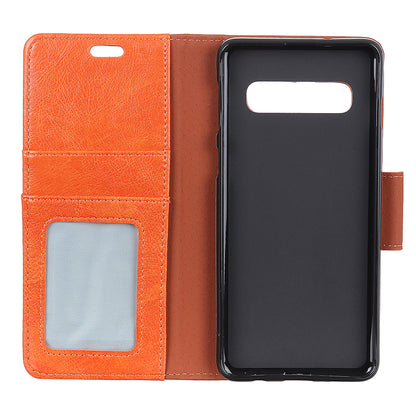 [Nappa Texture] Split Leather Wallet Case for Samsung Galaxy S10e