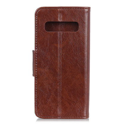 [Nappa Texture] Split Leather Wallet Case for Samsung Galaxy S10e