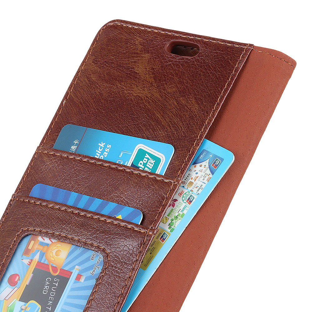 [Nappa Texture] Split Leather Wallet Case for Samsung Galaxy S10e