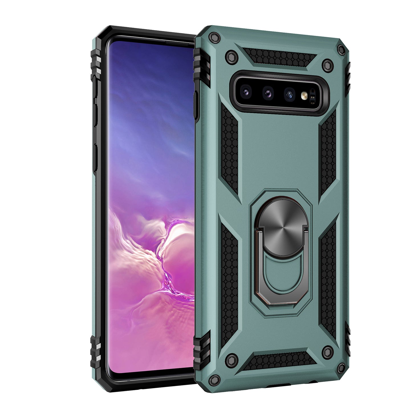 Armor PC TPU Hybrid Shell with Kickstand for Samsung Galaxy S10 Plus