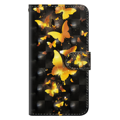 [Light Spot Decor] Patterned Leather Protection Cover for Samsung Galaxy A70