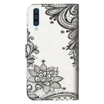 [Light Spot Decor] Patterned Leather Protection Cover for Samsung Galaxy A70