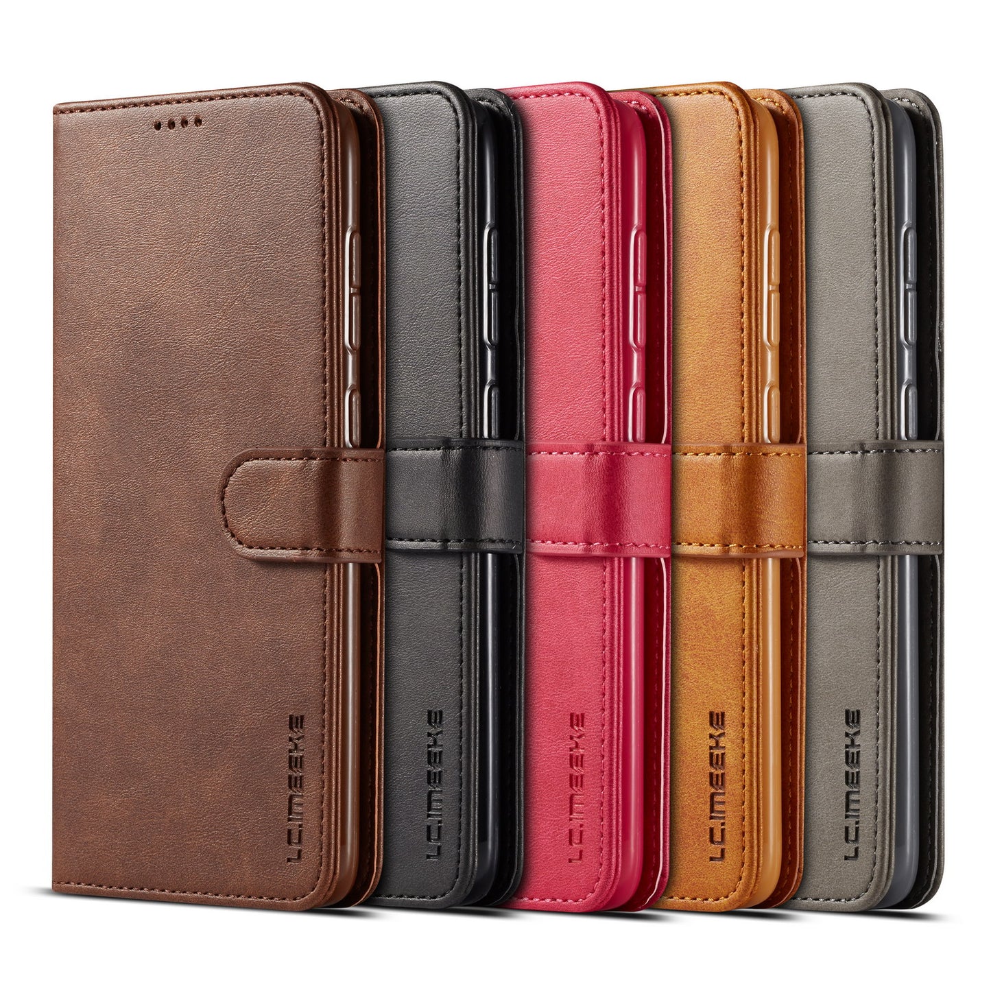 LC.IMEEKE Leather Wallet Case for Samsung Galaxy A70