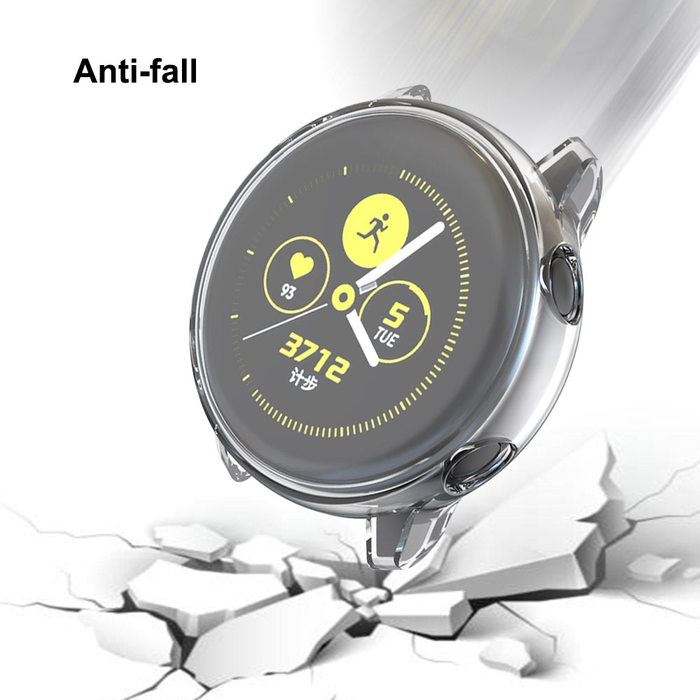 HAT PRINCE Transparent All-wrapped TPU Protective Case for Samsung Galaxy Watch Active