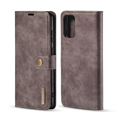 DG.MING For Samsung Galaxy S20 4G/S20 5G Detachable 2-in-1 Anti-scratch Split Leather Wallet Shell + PC Back Case