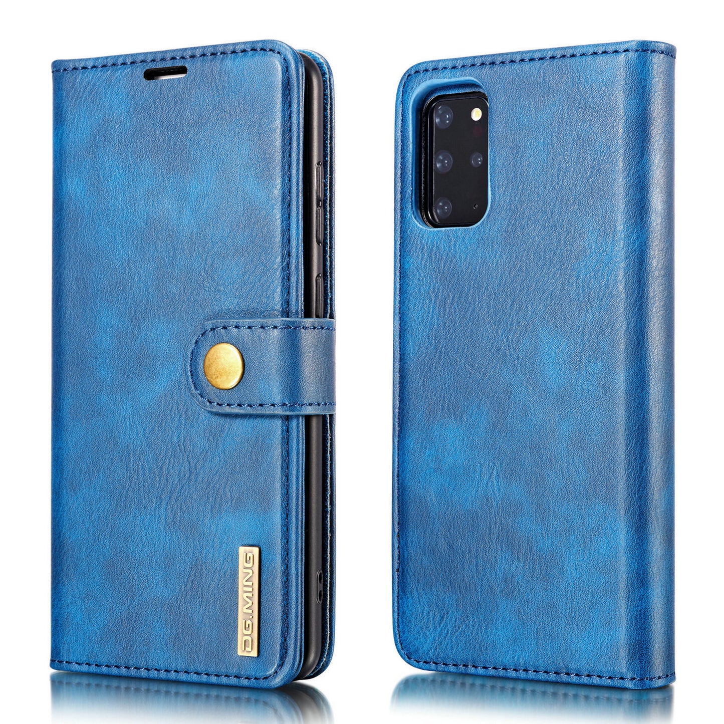 DG.MING For Samsung Galaxy S20 4G/S20 5G Detachable 2-in-1 Anti-scratch Split Leather Wallet Shell + PC Back Case