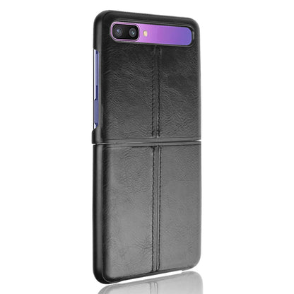 PU Leather Coated PC + TPU Case for Samsung Galaxy Z Flip