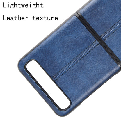 PU Leather Coated PC + TPU Case for Samsung Galaxy Z Flip