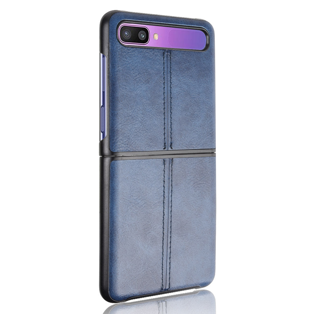 PU Leather Coated PC + TPU Case for Samsung Galaxy Z Flip