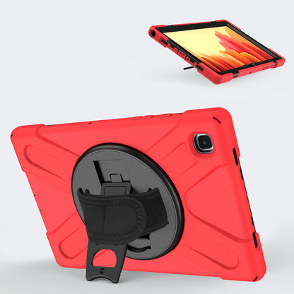 [Built-in Hand Holder Strap] 360Â° Swivel PC + Silicone Combo Kickstand Tablet Case for Samsung Galaxy Tab A7 10.4 (2020)