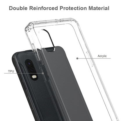 Anti-Scratch Hard Acrylic Back + Soft TPU Edge Crystal Clear Hybrid Case for Samsung Galaxy Xcover Pro