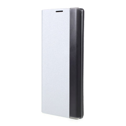 Flip Leather Auto-absorbed Protector Shell with View Window and Stand for Samsung Galaxy Note 10 Plus