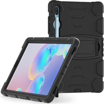 Impact Resistant PC + Soft Silicone Tablet Cover Case with Kickstand for Samsung Galaxy Tab S6 SM-T860 (Wi-Fi)/SM-T865 (LTE)/SM-T867