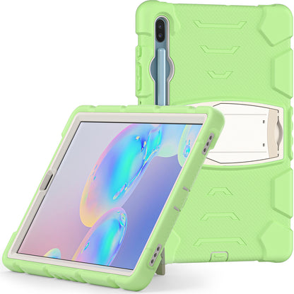 Impact Resistant PC + Soft Silicone Tablet Cover Case with Kickstand for Samsung Galaxy Tab S6 SM-T860 (Wi-Fi)/SM-T865 (LTE)/SM-T867