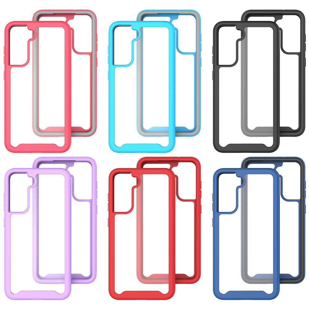 PC + TPU + Acrylic Hybrid Case Shockproof Phone Cover for Samsung Galaxy S21 FE