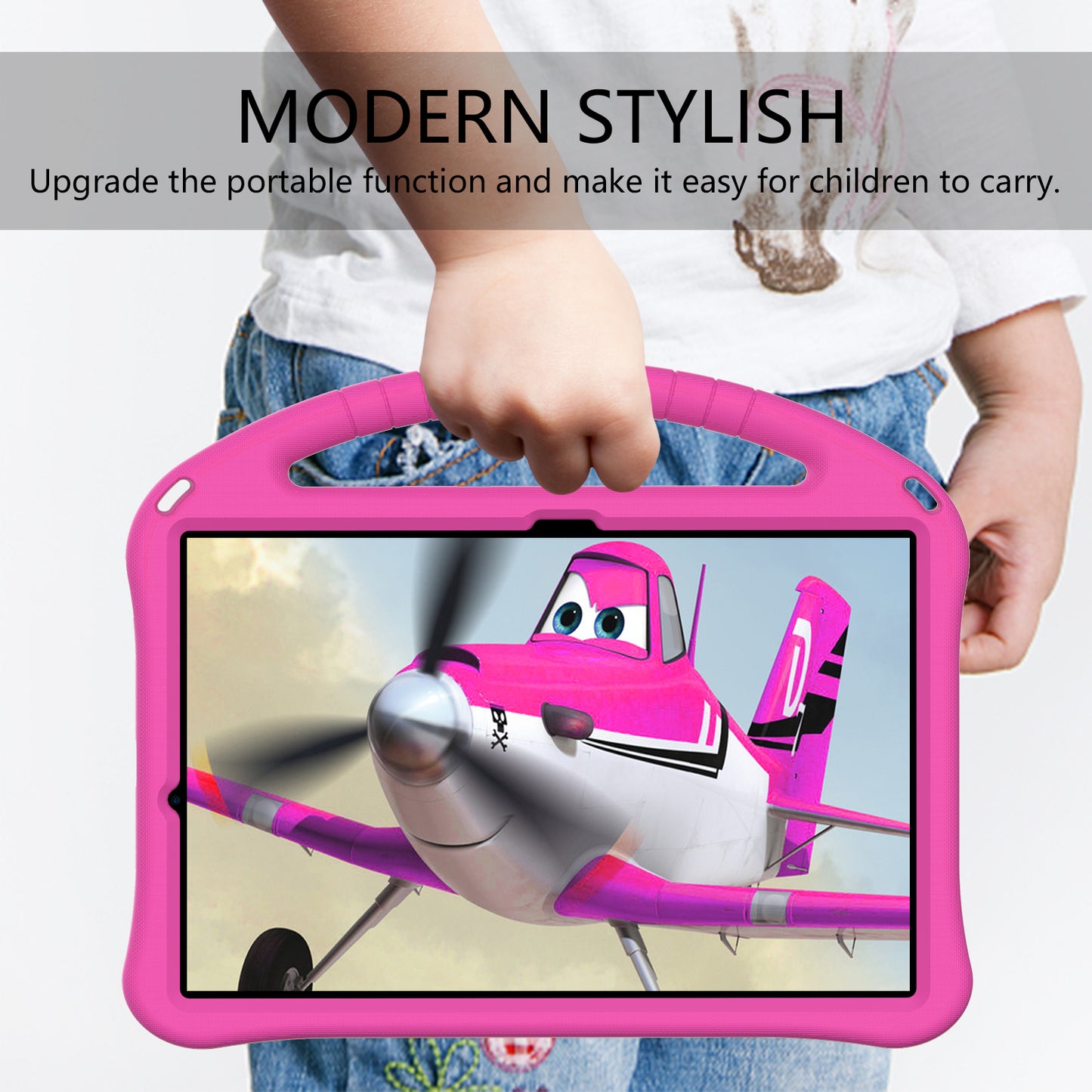 Handle Design Shockproof EVA Smart Tablet Cover Case for Samsung Galaxy Tab S7 FE/Tab S7 Plus