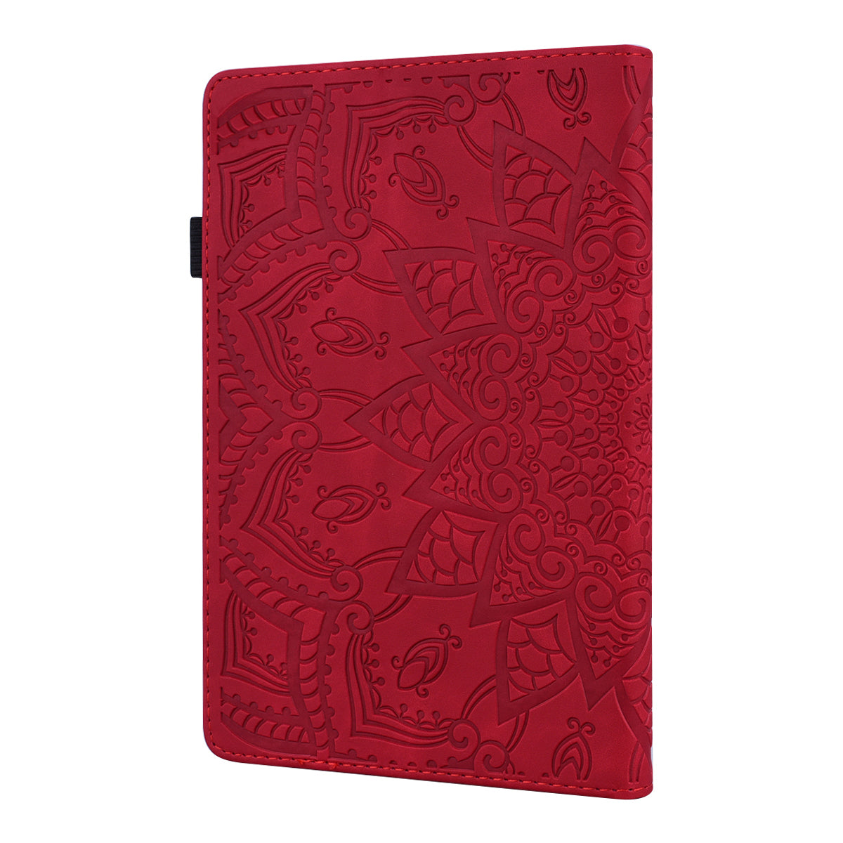 Flower Pattern Imprinting Flip Cover Stand Design Leather Tablet Case with Card Slots and Elastic Pen Holder Loop for Amazon Kindle Paperwhite 5 (2021)