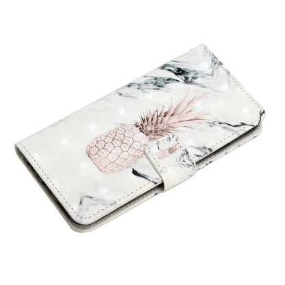 Pattern Printing Light Spot Decor Leather Cover Stand Wallet Protective Phone Case for Samsung Galaxy S22 Ultra 5G