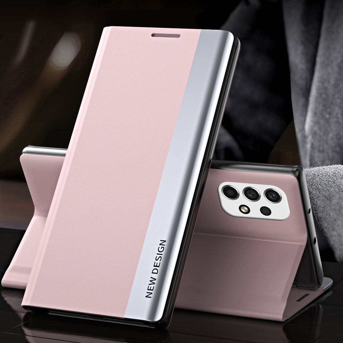 Magnetic Absorption PU Leather Foldable Stand Phone Case Shell for Samsung Galaxy A53 5G