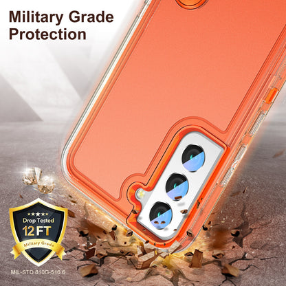 Defender Series Metal Kickstand Phone Case for Samsung Galaxy S22 5G, Drop-resistant PC + TPU Hybrid Cover