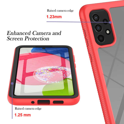 YB PC Series-6 for Samsung Galaxy A73 5G Detachable Phone Case TPU+PC Cover with Built-in PET Screen Protector