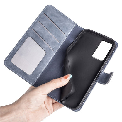 For Xiaomi 12/12X/12S 5G Magnetic Closure Folio Flip Shockproof Phone Cover Splicing Design Stand Function Leather Case with Wallet