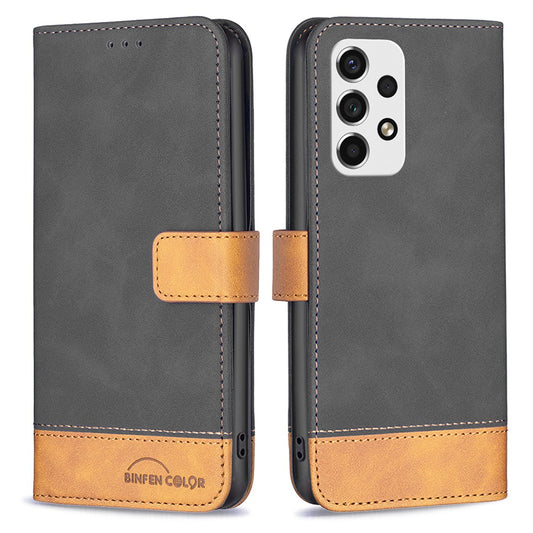 BINFEN COLOR BF Leather Case Series-7 for Oppo A53 5G, Wallet Stand Design Folio Flip Style 11 PU Leather Case