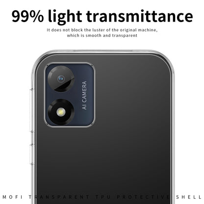 MOFI For Motorola Moto E13 4G Soft TPU Phone Case Transparent Anti-drop Cell Phone Cover