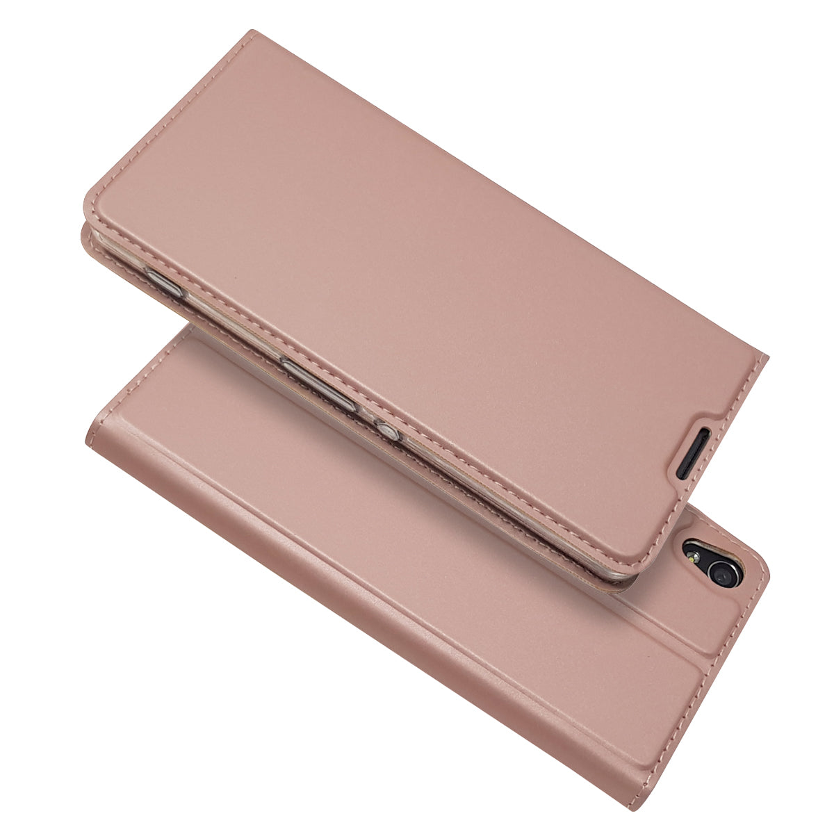 Magnetic Leather Card Holder Case for Sony Xperia XA / XA Dual