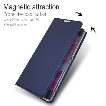 Magnetic Leather Card Holder Case for Sony Xperia XA / XA Dual