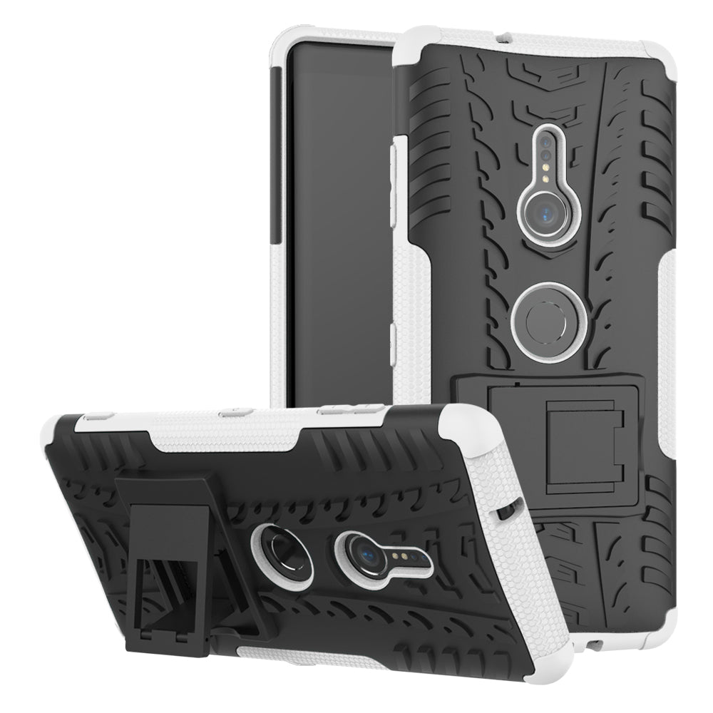 Cool Tyre Hybrid PC + TPU Kickstand Case for Sony Xperia XZ3