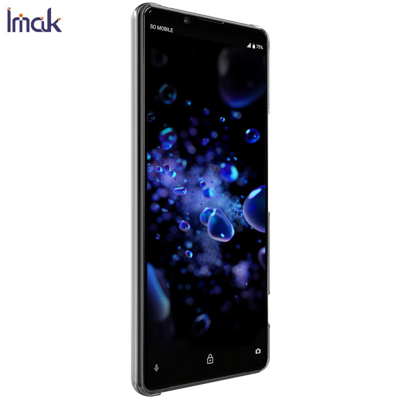 IMAK Crystal Case II Clear Wear Resistant Phone Case + Explosion-proof Screen Protector for Sony Xperia 1 II