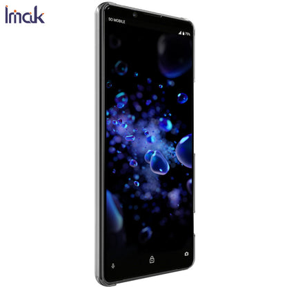 IMAK Crystal Case II Clear Wear Resistant Phone Case + Explosion-proof Screen Protector for Sony Xperia 1 II