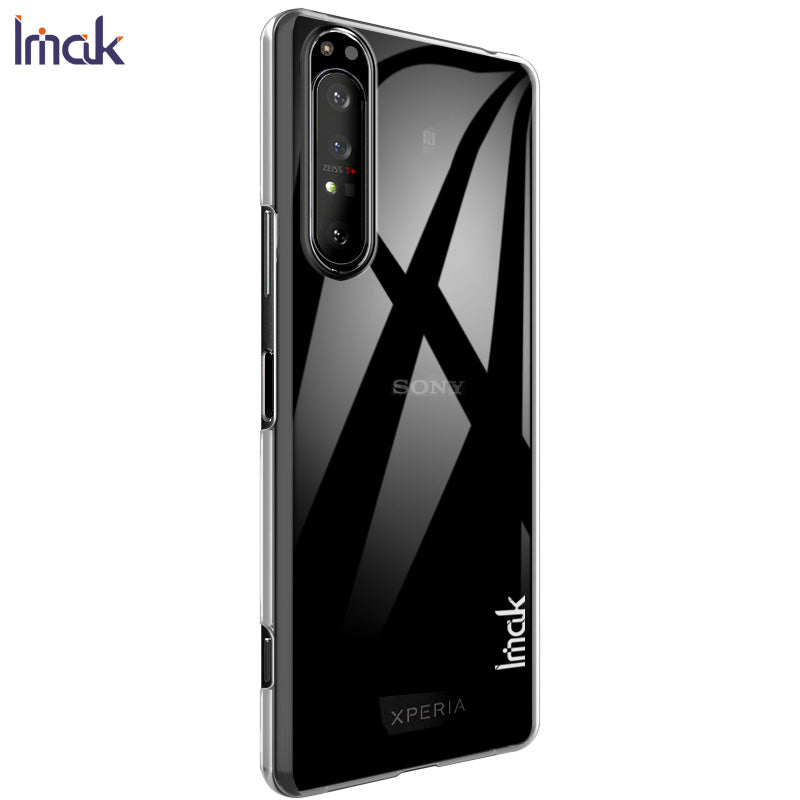 IMAK Crystal Case II Clear Wear Resistant Phone Case + Explosion-proof Screen Protector for Sony Xperia 1 II