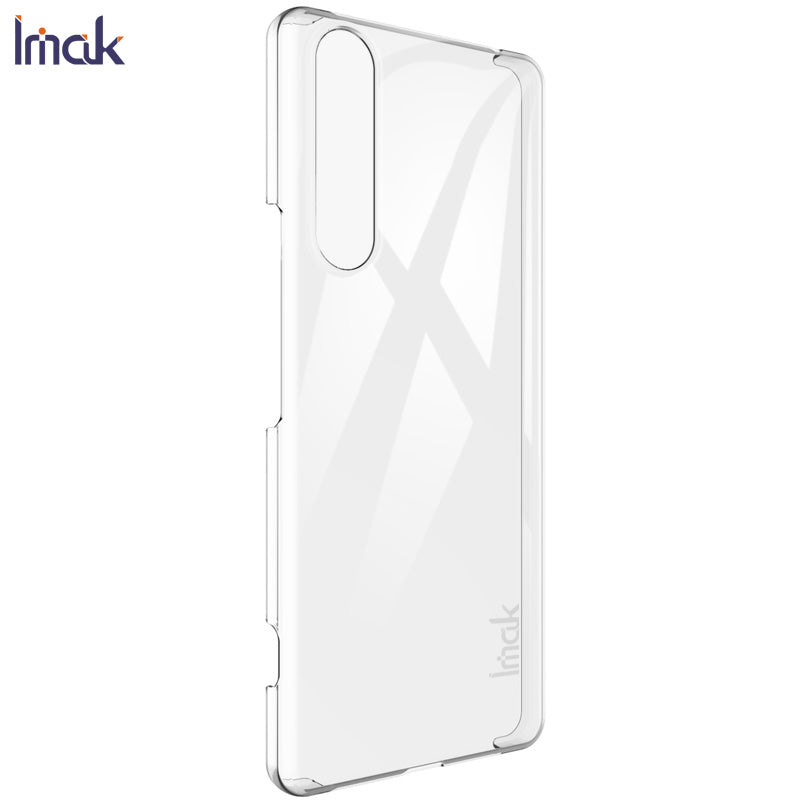 IMAK Crystal Case II Clear Wear Resistant Phone Case + Explosion-proof Screen Protector for Sony Xperia 1 II