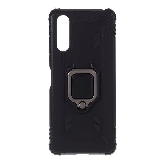 Finger Ring Kickstand Shell Shockproof TPU Cover for Sony Xperia 10 II