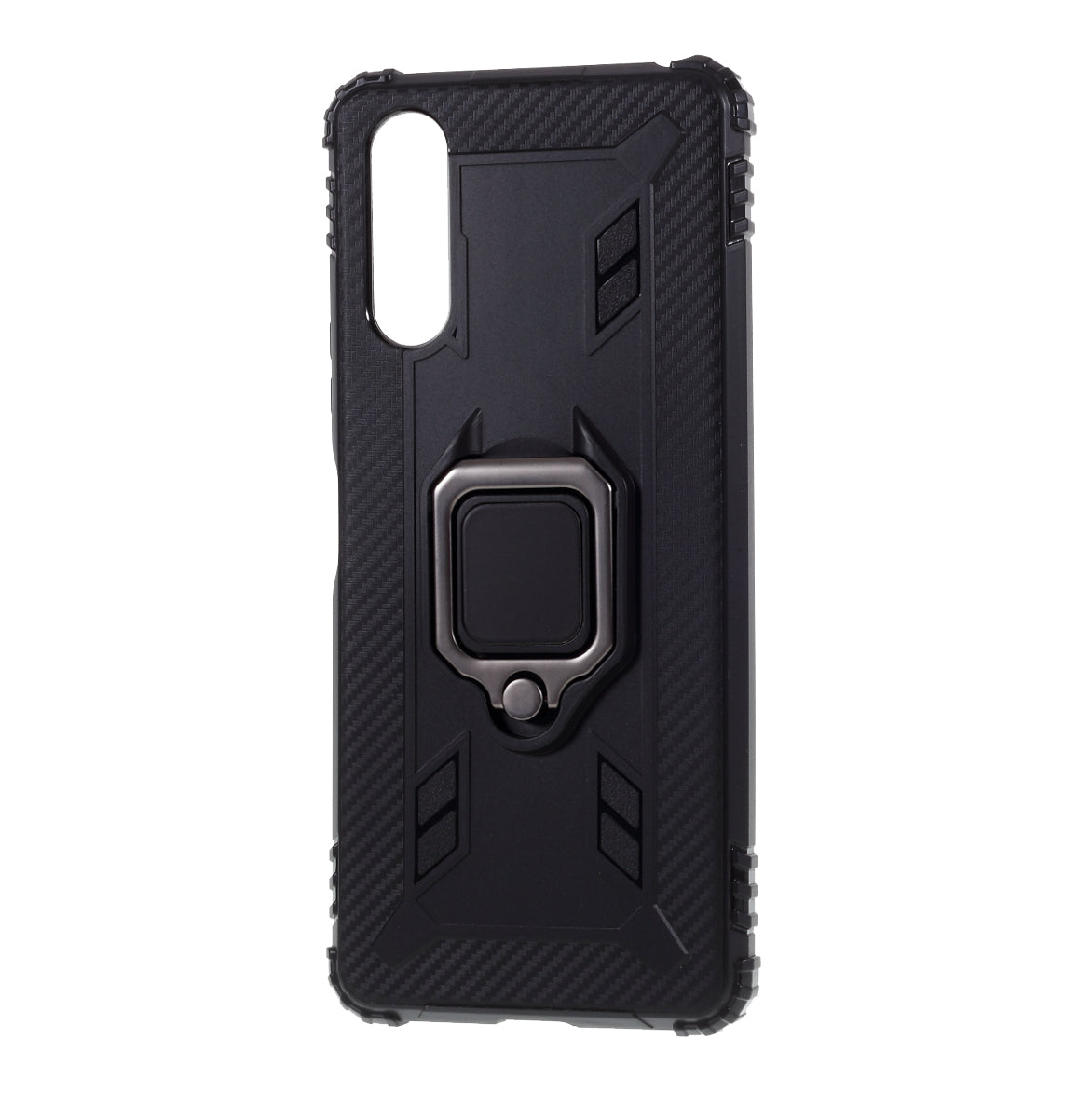 Finger Ring Kickstand Shell Shockproof TPU Cover for Sony Xperia 10 II