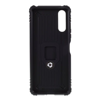 Finger Ring Kickstand Shell Shockproof TPU Cover for Sony Xperia 10 II