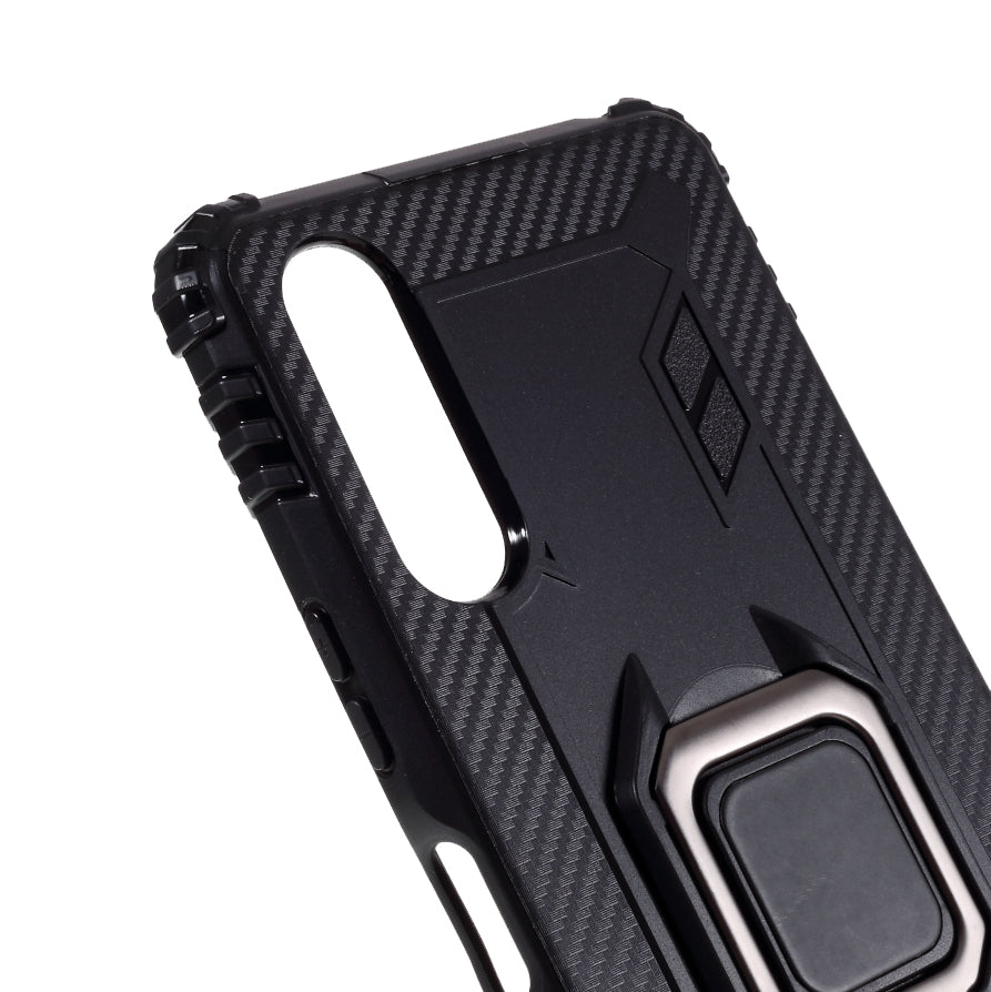 Finger Ring Kickstand Shell Shockproof TPU Cover for Sony Xperia 10 II