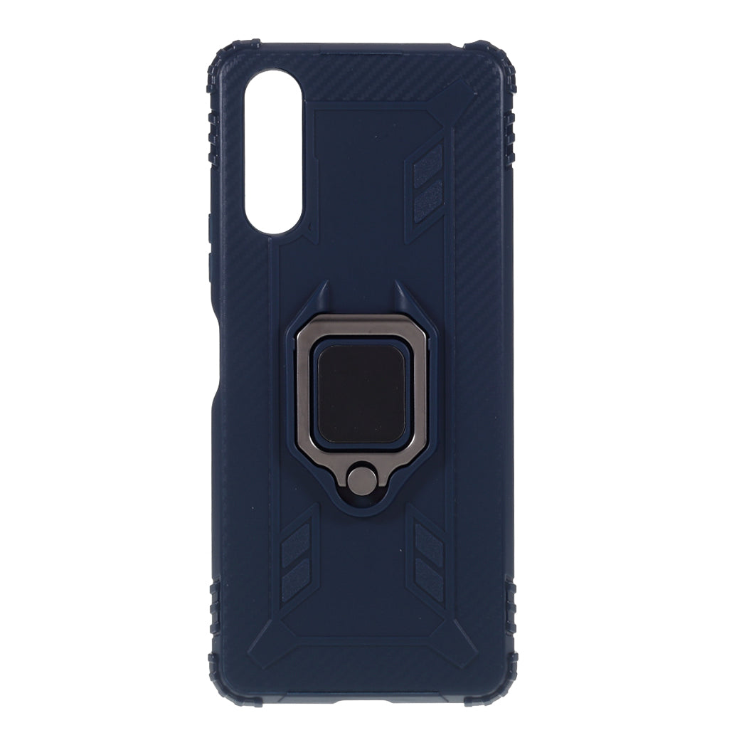 Finger Ring Kickstand Shell Shockproof TPU Cover for Sony Xperia 10 II