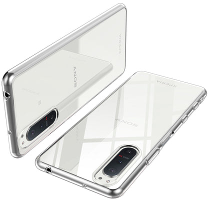 For Sony Xperia 5 II TPU Case Anti-fingerprint See-through Clear Soft Cover